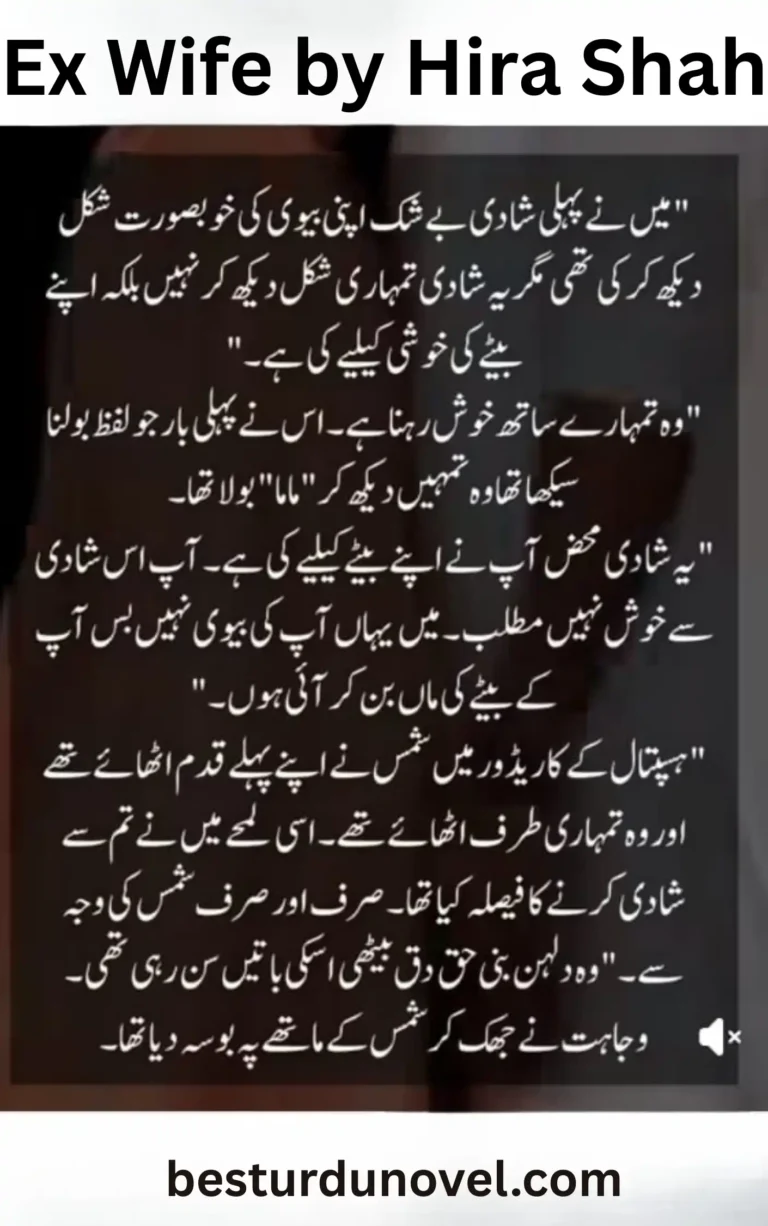Ex Wife by Hira Shah second marriage based Romantic Novel 4 Ex Wife