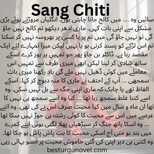 Sang Chiti Romantic Pdf Novel By Rafia Sheikh Vani based 7 Sang Chiti