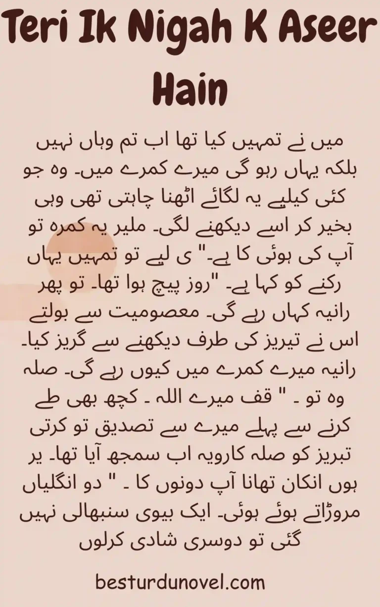 Teri Ik Nigah K Aseer Hain