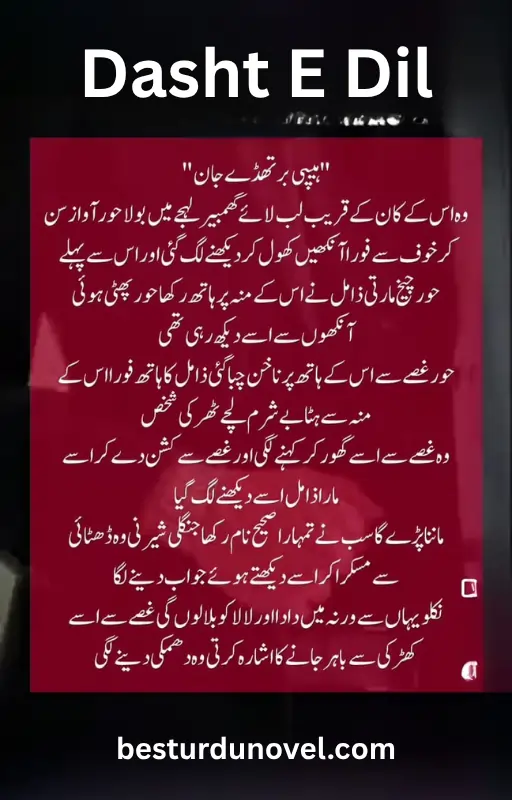 Dasht E Dil Urdu Novel By Mahnoor Shehzad complete pdf 6 Dasht E Dil