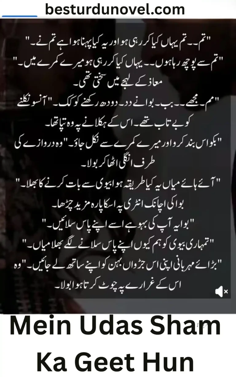 Mein Udas Sham Ka Geet Hun Romantic Novel By Biya Ahmed