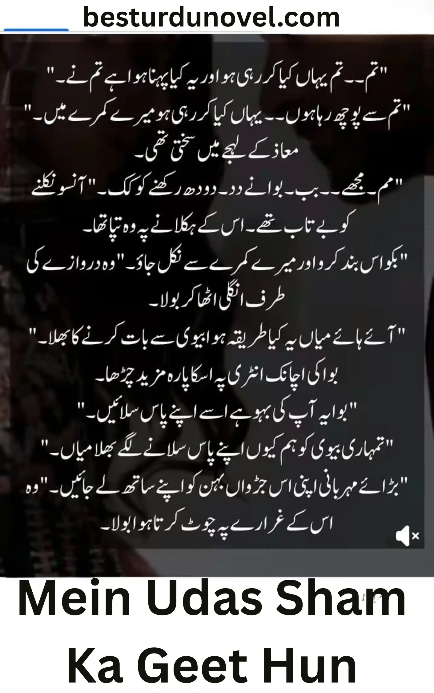 Mein Udas Sham Ka Geet Hun Romantic Novel By Biya Ahmed 1 Add a heading 63