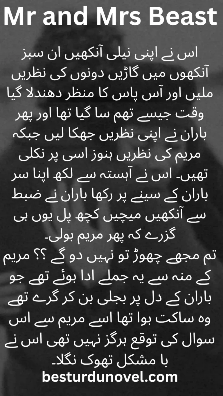 Mr and Mrs Beast Complete Bold Romantic Novel By Mariam Fayyaz 4 Mr and Mrs Beast