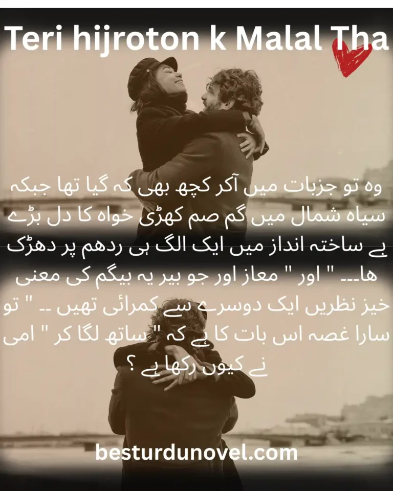 Teri Hijraton K Malal Tha by Rubab Naqvi After Marriage Revenge based Novel 4 Teri Hijraton K Malal Tha